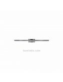 Aplique LED Morne pequeño 12W color cromo | LeonLeds
