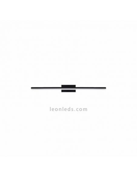 Aplique LED Morne pequeño 12W color negro | LeonLeds