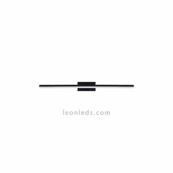 Aplique LED Morne pequeño 12W color negro | LeonLeds