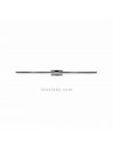 Applique miroir LED Mourne medium 16W chrome | leonleds