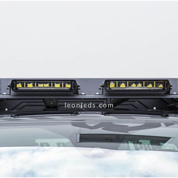 Barra LED com luz de posição aprovada 2700Lm LightBar MX250-CB 45W 107,4Cm LEDDL110-CB Instalada | LeonLeds