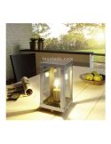 Lámpara de sobremesa exterior IP44 cromo mate Alamonte foto de ambiente Eglo Iluminación | LeonLeds Iluminación