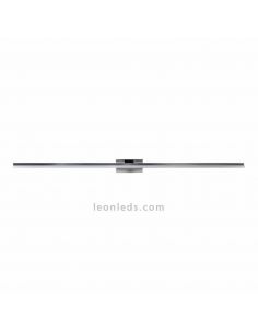 Aplique LED Morne para espejo de baño grande 20W cromo | LeonLeds