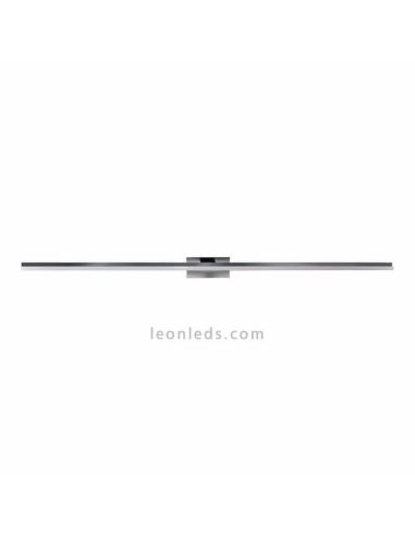 Aplique LED Morne para espejo de baño grande 20W cromo | LeonLeds