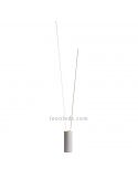 Lámpara de pie interior LED blanco Vertical Mantra Iluminación | LeonLeds Iluminación