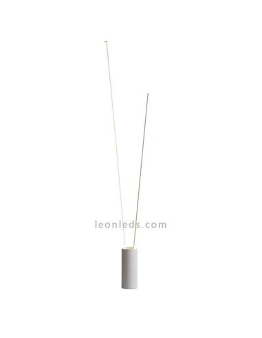 Lámpara de pie interior LED blanco Vertical Mantra Iluminación | LeonLeds Iluminación
