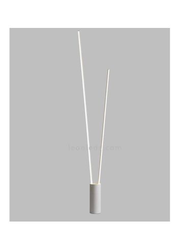 Lámpara de pie para zonas de interior LED blanco Vertical marca Mantra Iluminación | LeonLeds Iluminación