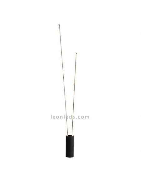 Candeeiro de pé vertical LED preto para interior Mantra Iluminación | Leon Iluminação LED