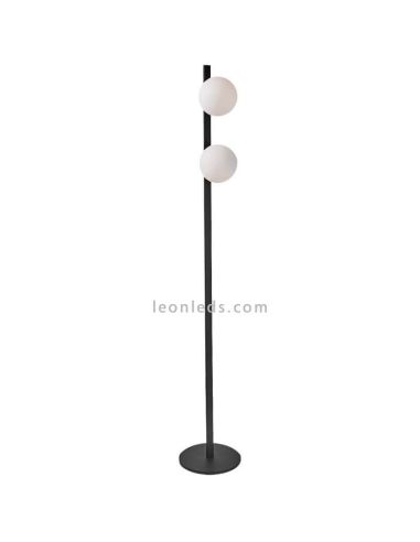 Lámpara de sobremesa LED con bolas blancas de cristal Kin 3000K | LeónLeds Iluminación | lámpara moderna