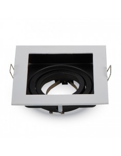 Aro Empotrable GU10 -Cuadrado- Corte Cuadrado 3597 3598 | LeonLeds