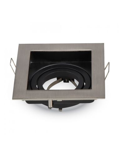 Aro Empotrable GU10 -Cuadrado- Corte Cuadrado 3597 3598 | LeonLeds