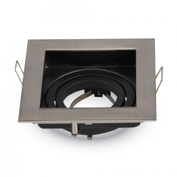 Anneau encastré GU10 -Carré- Coupe carrée 3597 3598 | leonleds