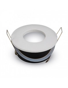 Anneau étanche encastré blanc ou satiné pour ampoule LED Gu10/Mr16 | leonleds 2