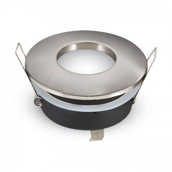 Anneau étanche encastré blanc ou satiné pour ampoule LED Gu10/Mr16 | leonleds