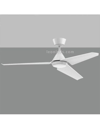 Ventilateur de plafond extérieur LED blanc mat Bora ACB Lighting | Éclairage LeonLeds