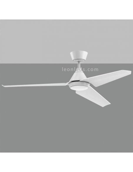 Ventilador de teto LED branco fosco Bora ACB Lighting | Leon Iluminação LED