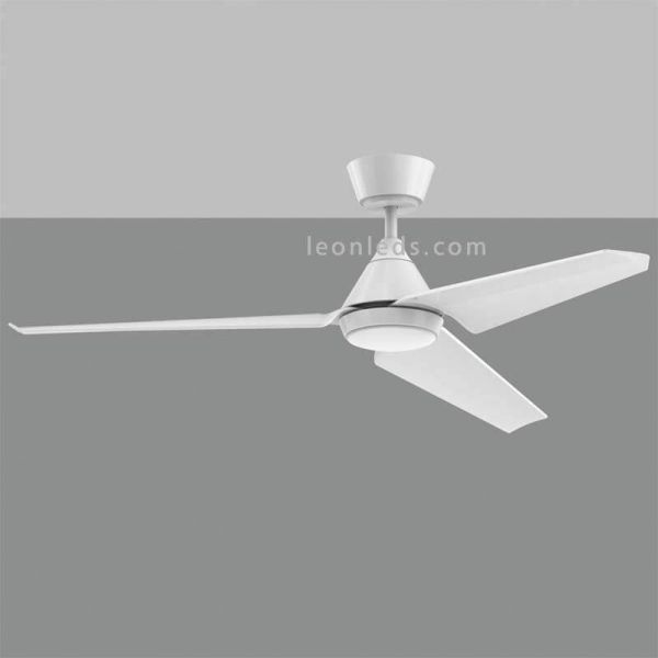 Ventilateur de plafond extérieur LED blanc mat Bora ACB Lighting | Éclairage LeonLeds