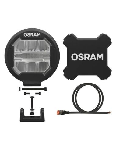 Accesorios de Faro LED redondo homologado de largo alcance con luz de posición Round MX180-CB LEDDL111-CB Osram | LeonLeds