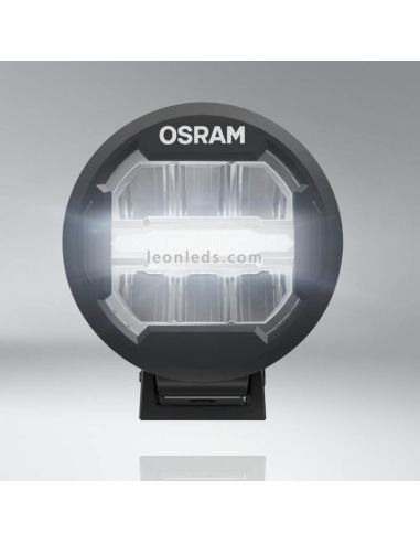 Faro LED redondo homologado de largo alcance con luz de posición Round MX180-CB LEDDL111-CB | LeonLeds