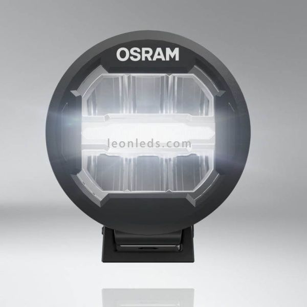 Faro LED redondo homologado de largo alcance con luz de posición Round MX180-CB LEDDL111-CB | LeonLeds