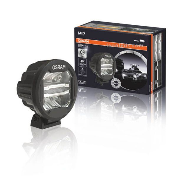 Phare LED rond homologué longue portée avec feu de position Rond MX180-CB LEDDL111-CB | leonleds