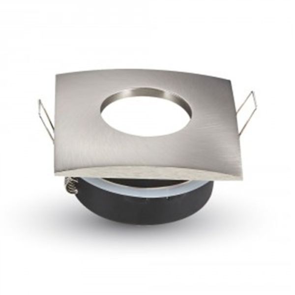 Aro Empotrable GU10/MR16 Estanco Cuadrado 3615 3616 Vtac Cuadrado | LeonLeds 