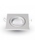 Anneau encastré V-TAC VT-7227 3472 3473 3474 -ZINC carré- Inclinaison simple | leonleds