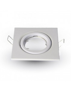Aro Empotrable V-TAC VT-7227 3472 3473 3474 -Cuadrado ZINC-  Basculante Simple | LeonLeds
