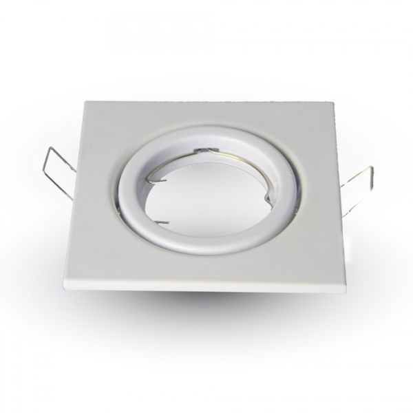 Aro Empotrable V-TAC VT-7227 3472 3473 3474 -Cuadrado ZINC-  Basculante Simple | LeonLeds
