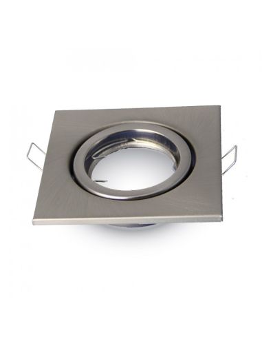 Anel Rebaixado V-TAC VT-7227 3472 3473 3474 -ZINCO Quadrado- Inclinação Simples | leonleds