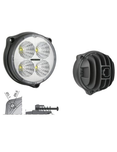 Rundstrahler Ø87 LED 12-24V mit...