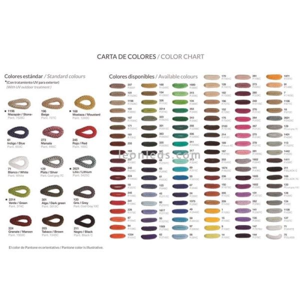 Lampe de table avec base blanche et corde personnalisable Banyo 1xE27 | Éclairage LeónLeds | Lampe pour les couleurs du salon