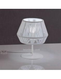 Tischlampe mit weißem Fuß... 2