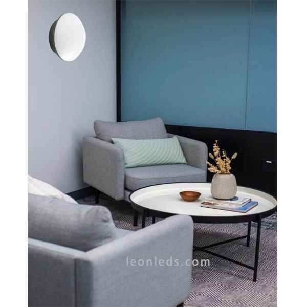 Aplique Plafón LED estilo moderno para exterior color gris oscuro marca Faro Barcelona | LeonLeds Iluminación