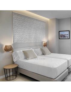 Aplique de pared con flexo LED y cuerda personalizable Banyo 1xE27 | LeónLeds Iluminación | lámpara de pared marrón 2
