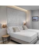 Aplique de pared cuerda personalizable Banyo 1xE27 | LeónLeds Iluminación | Lámpara pared marrón hotel