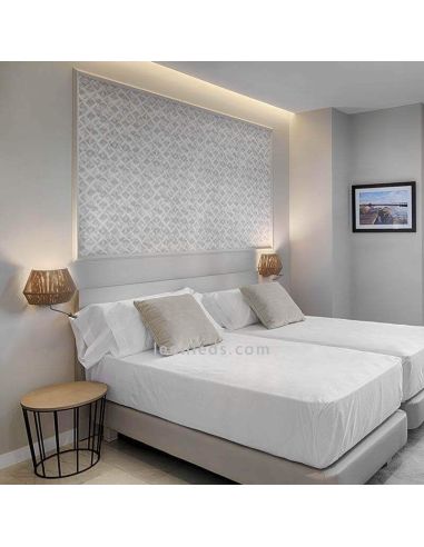 Aplique de pared cuerda personalizable Banyo 1xE27 | LeónLeds Iluminación | Lámpara pared marrón hotel