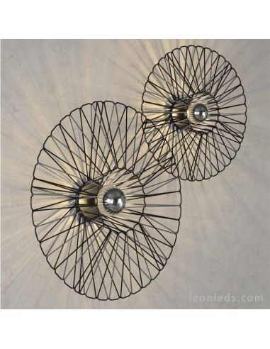 Aplique Bimba E27 cuerda personalizable 2 tamaños disponibles | Leónleds Iluminación apliques decorativos