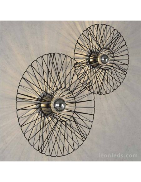 Aplique Bimba E27 cuerda personalizable 2 tamaños disponibles | Leónleds Iluminación apliques decorativos