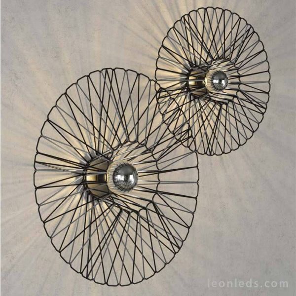 Aplique Bimba E27 cuerda personalizable 2 tamaños disponibles | Leónleds Iluminación apliques decorativos