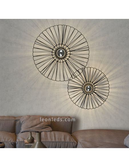 Aplique Bimba E27 cuerda personalizable 2 tamaños disponibles | Leónleds Iluminación apliques decorativos