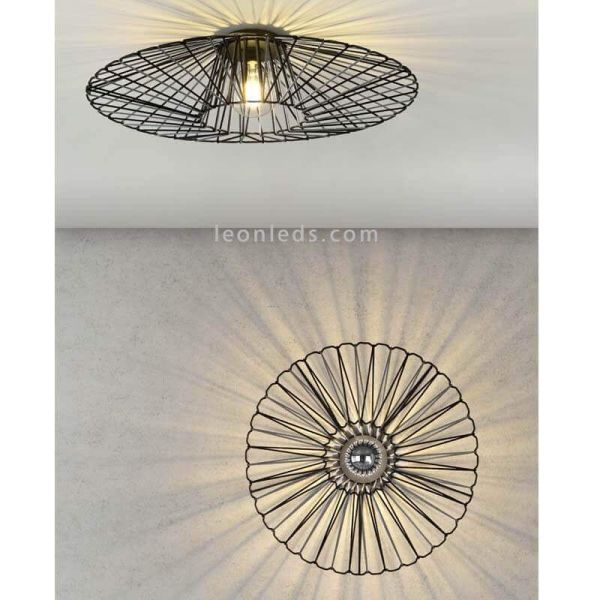 Applique murale en corde Bimba E27 personnalisable 2 tailles disponibles | Éclairage Léonleds