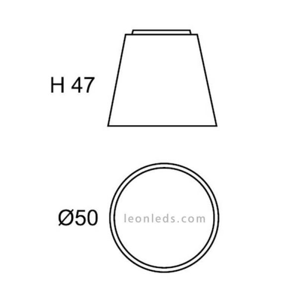 Candeeiro de teto  50Cm Drum com...