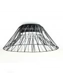 Plafón de techo Bimba 3xE27 metal y cuerda 80cm | Leónleds Iluminación