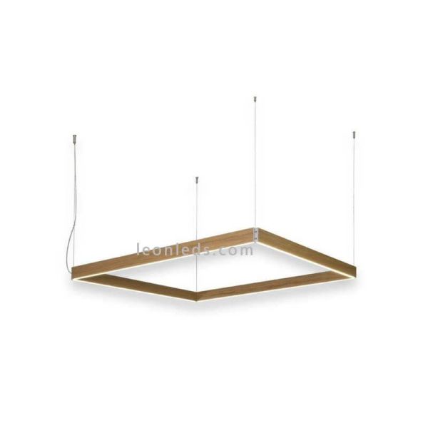 Lampe suspendue LED carrée...