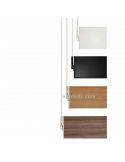 Lámpara cuadrada de madera en suspensión minimalista Manolo | LeónLeds Iluminación | Lámpara de techo diferentes colores
