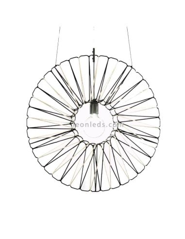 Lámpara colgante E27 Bimba con forma de aro y personalizable | Leónleds