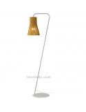 Lámpara de pie inclinada cuerdas personalizables 1xE27 Kora Olé¡ By FM | LeonLeds Iluminación