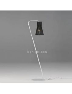 Lámpara de pie inclinada cuerdas personalizables 1xE27 Kora Olé¡ By FM | LeonLeds Iluminación 2