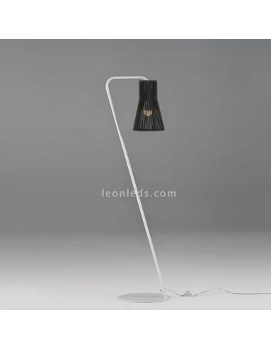 Lampadaire incliné personnalisable cordes 1xE27 Kora photo de marque écolo Olé¡ By FM | Éclairage LeonLeds